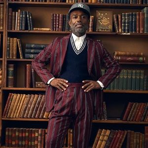 Todd Snyder x J Press M Navy Shaggy Dog Letterman Vest